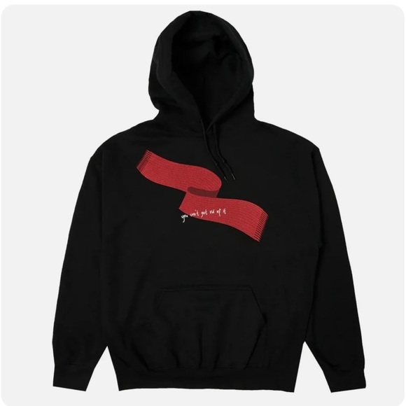 *RARE* Taylor Swift- “You Can't Get Rid of It” RED Scarf Hoodie - Picture 3 of 10